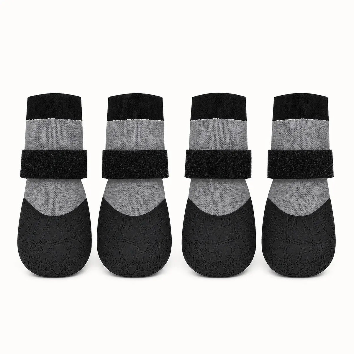 Waterproof Silicone Dog Boots, Non-Slip & Wear-Resistant, Pack of 4