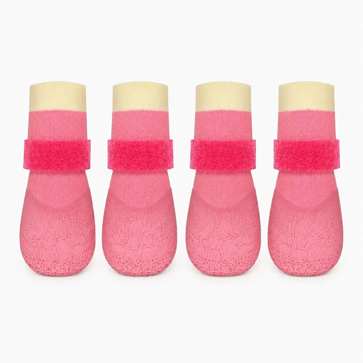 Waterproof Silicone Dog Boots, Non-Slip & Wear-Resistant, Pack of 4