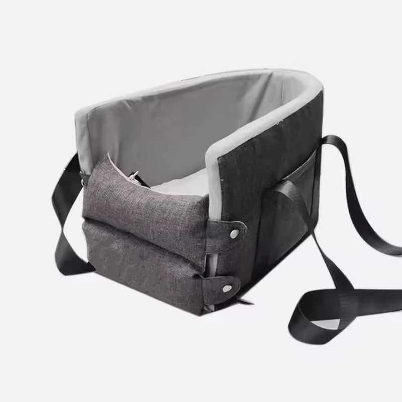 Portable Dog Car Seat Bed - Safe Travel Carrier for Pets