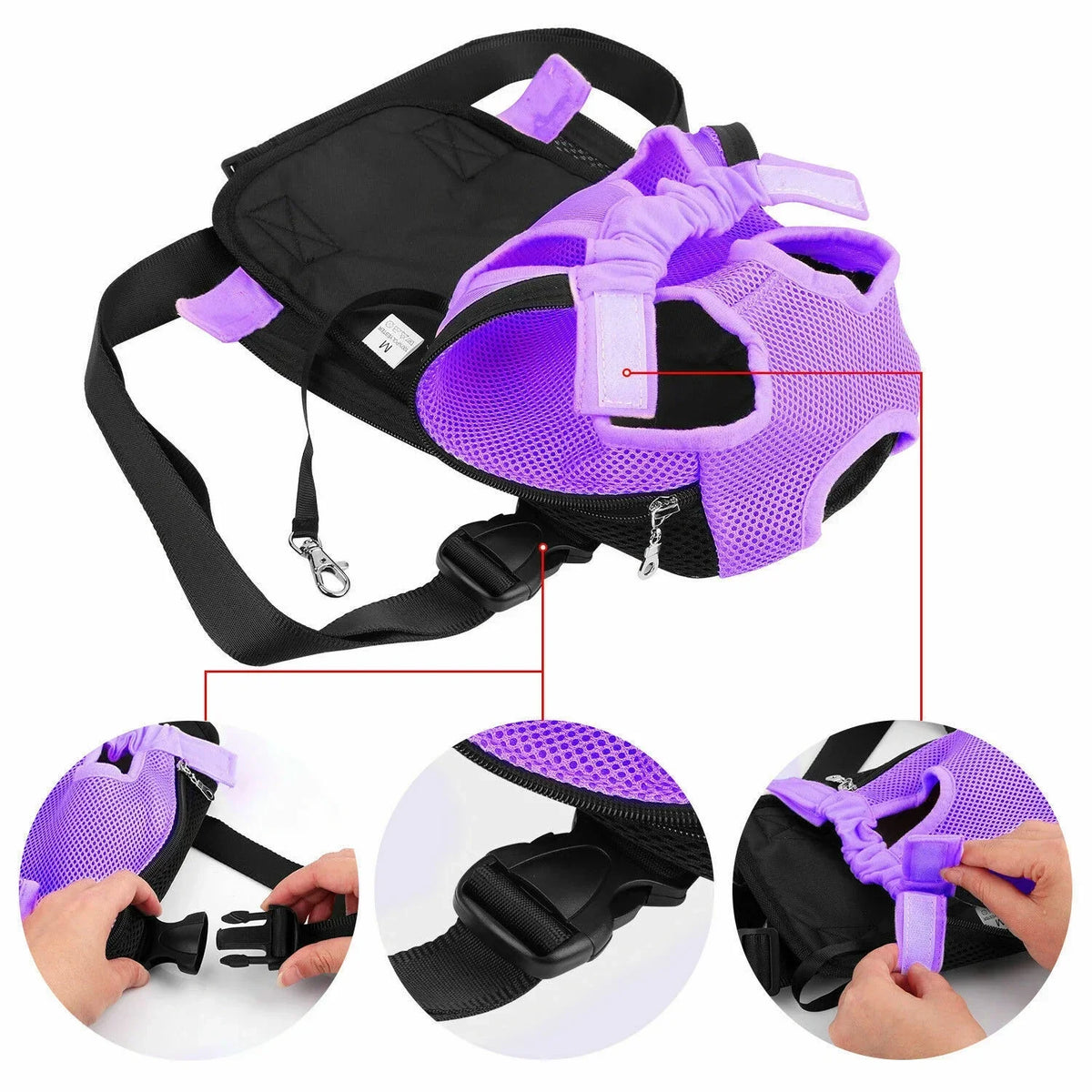 Adjustable Pet Carrier Backpack - Outdoor Travel Camping Hiking