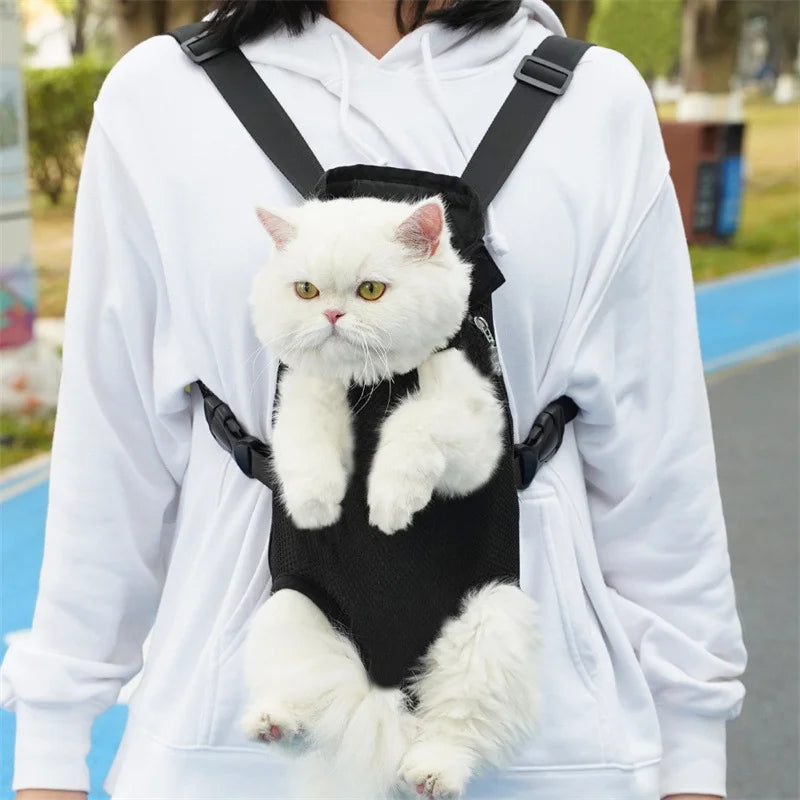 Adjustable Pet Carrier Backpack - Outdoor Travel Camping Hiking