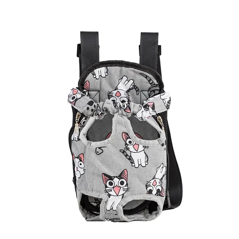 Adjustable Pet Carrier Backpack - Outdoor Travel Camping Hiking