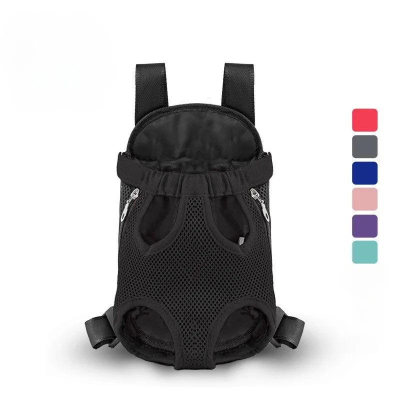Breathable Double Shoulder Pet Carrier Backpack for Travel