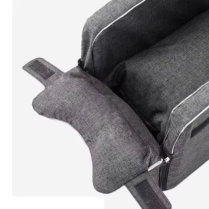Portable Dog Car Seat Bed - Safe Travel Carrier for Pets