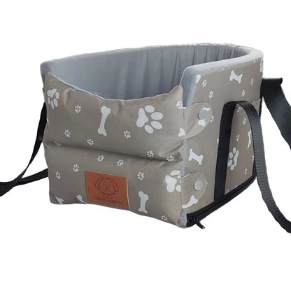 Portable Dog Car Seat Bed - Safe Travel Carrier for Pets